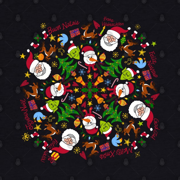 Sweet Christmas in a beautiful pattern design full of joy and hope by zooco